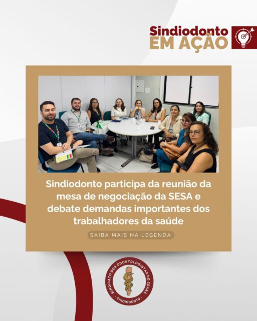 No dia 13/01/26, a diretora geral do Sindiodonto, dra. Raquel Praxedes participou da reunião da mesa setorial de negociação da SESA, com demais representantes sindicais da bancada dos trabalhadores. Confira os assuntos debatidos: 

*1. HGCC*: sobre a situação dos servidores do hospital Cesar Cals, a gestão explicou que os servidores tiveram amplo direito de escolher para qual unidade seriam remanejados (exceto hospital São José). Foi informado também que praticamente todos já foram lotados. 

*2. GDI*
✔️Hospital universitário da UECE: a bancada da gestão informou que no próximo ano os servidores serão avaliados por gestores do ISGH. Os representantes sindicais decidiram  que irão atuar cobrando a secretaria Tânia Mara para que os servidores sejam avaliados por gestores da administração direta. 
✔️Incorporação da GDI no salário base: a bancada da gestão informou que ainda se encontra na fase de estudo e análise do impacto orçamentário. Na próxima reunião da mesa, irão trazer a data da apresentação desse impacto financeiro. 
✔️Perda da GDI nas licenças saúde: os representantes sindicais  reivindicaram que os servidores não percam a GDI nas licenças saúde. Ficou acordado de oficiarem a Sesa sobre essa questão.

3. *Ascensão funcional*
Foi revisado o acordo firmado entre gestão e sindicatos no final de 2025:
-Novembro de 2025
Implantação em contracheque do interstício 2021-2022 (60% do servidores habilitados. 
-Abril de 2026
Implantação em contracheque do interstício 2022-2023(100% dos servidores habilitados)
-Setembro de 2026
Implantação em contracheque do interstício 2023-2024(100% dos servidores habilitados)
-Novembro de 2026
Implantação em contracheque do interstício 2024-2025 (60% dos servidores habilitados)
Os representantes sindicais propuseram então que a gestão implante as ascensões 22/23 e 24/25 em abril. Os gestores presentes informaram que em virtude do impacto financeiro isso não será possível, mas que levarão para a secretaria a possibilidade de publicar as duas listas juntas ou em datas próximas para que se viabilize com tempo a entrega dos certificados pelos servidores para a ascensão 24/25 e 25/26

(Continua nos comentários 👇)