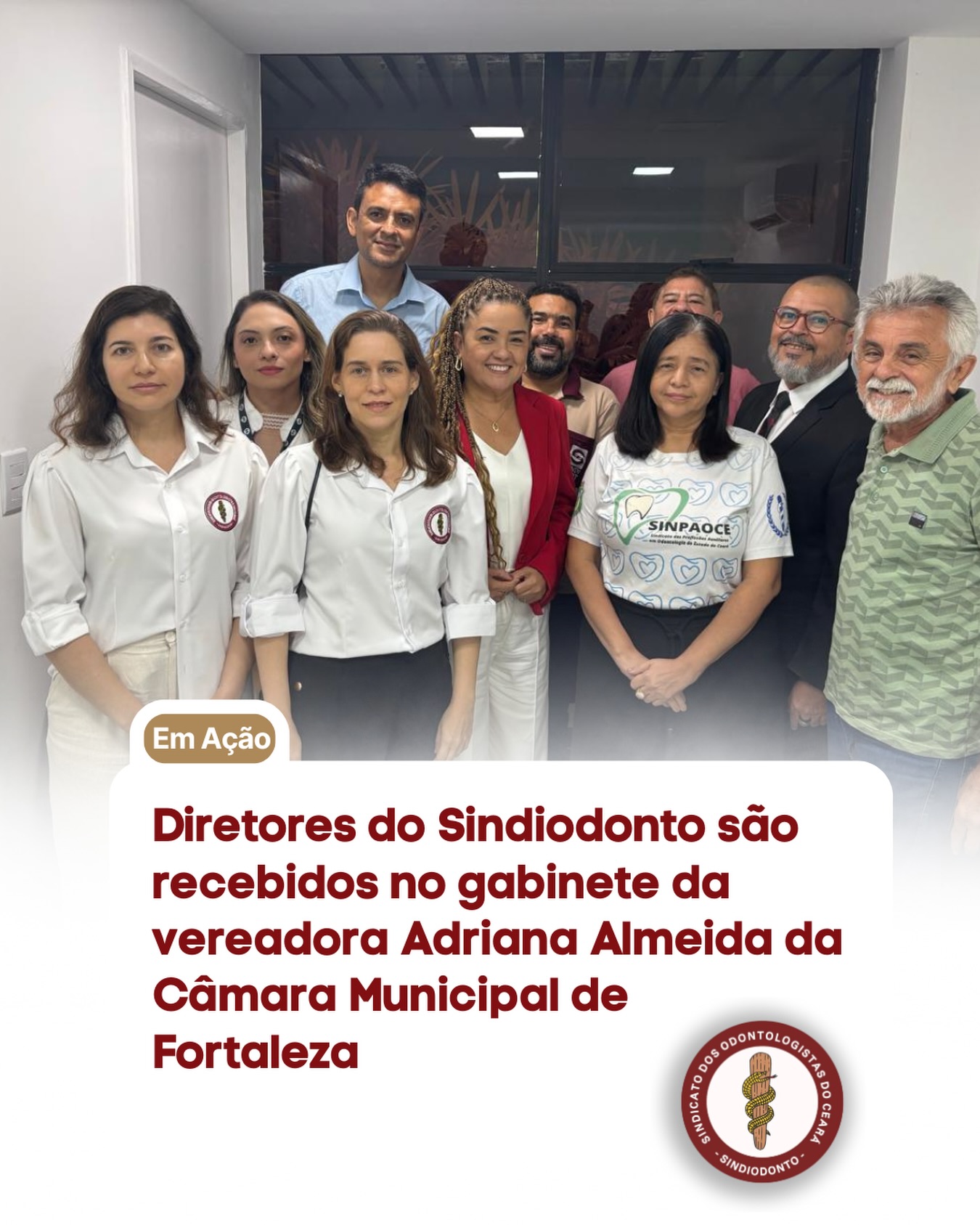 Sindiodonto presente na luta da campanha salarial de Fortaleza 

• As diretoras do Sindiodonto Valquíria Camurça e Emmanuela Parente participaram de reunião na Câmara dos Vereadores na manhã do dia 03/02, com a atuação das diversas lideranças sindicais que compõem a Fersep Fortaleza.

• A reunião aconteceu no gabinete da vereadora professora Adriana Almeida e contou com a presença do chefe de gabinete do líder do governo, Bruno Mesquita, para intermediação do legislativo na negociação das pautas da campanha salarial.

• Como pautas prioritárias, foram apresentados o reajuste geral anual, o calendário dos PCCSs, o auxílio alimentação e o pagamento dos anuênios aos servidores que ganharam ação judicial.

• A reunião da Mesa Central de Negociação está agendada para próxima segunda-feira, dia 09/02, às 14h, na Sepog.

#sindiodonto #PCCS #reajustejá #fersepfortaleza