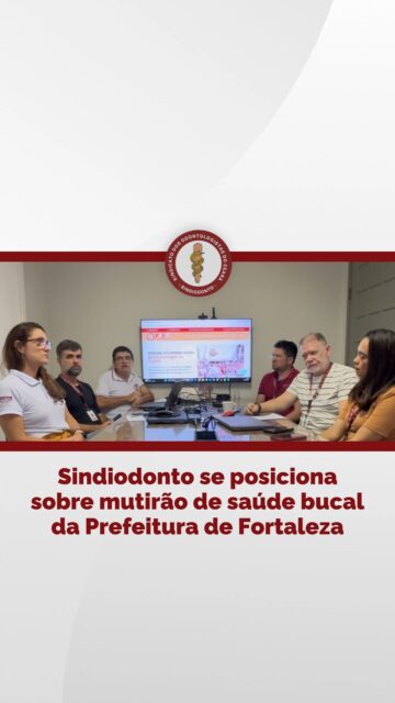 ❗️INFORMATIVO SINDIODONTO 

A direção do Sindiodonto manifesta seu posicionamento sobre o mutirão de saúde bucal anunciando pela Prefeitura de Fortaleza. 

📲Entenda no vídeo. 

#sindiodonto #valorizaodonto #saudebucal #fortaleza