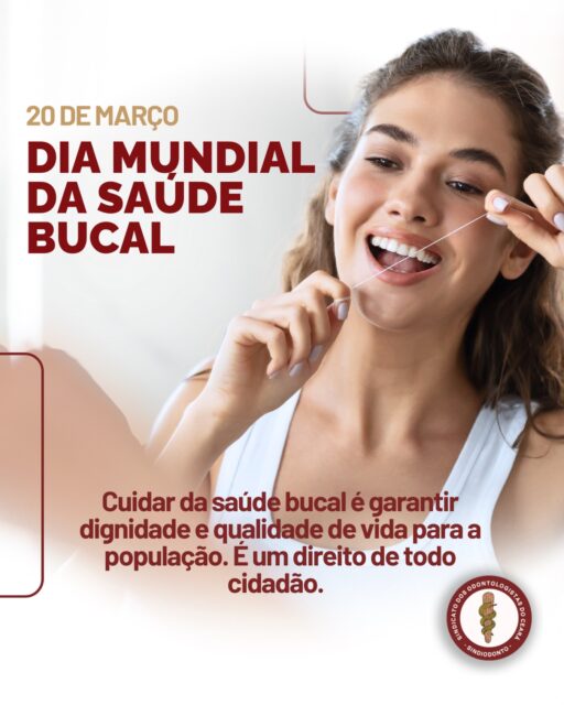 No Dia Mundial da Saúde Bucal, reforçamos um princípio que precisa sair do papel e se tornar realidade: o acesso à saúde bucal é um direito de todos e isso passa, necessariamente, pela valorização de quem está na linha de frente desse cuidado.

Cirurgiões-dentistas são fundamentais para a qualidade de vida da população. Sem valorização profissional, não há saúde pública forte.

Seguimos na luta por melhores condições de trabalho, remuneração justa e respeito à Odontologia.

Porque sorrir é direito de todos e garantir isso é compromisso coletivo.

#SindiodontoCE #SaúdeBucal #Odontologia