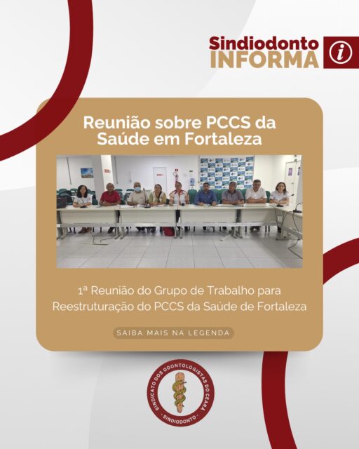 ❗️Os diretores Pedro Alves e Valquíria Camurça participaram, na ultima sexta-feira (27/03), da 1ª reunião do Grupo de Trabalho (GT) instituído com a finalidade de elaborar a proposta de reestruturação do Plano de Cargos, Carreiras e Salários (PCCS) da saúde de Fortaleza.

Além da representação do Sindiodonto, o encontro contou com a presença de membros da COJUR, da COGEP e de representantes da bancada sindical da saúde.

A reunião marca o início de um processo estratégico que visa à construção de um PCCS mais justo e à viabilização da implementação do piso salarial da categoria no âmbito do município.

Acompanhe os canais oficiais do Sindiodonto para atualizações sobre o andamento dos trabalhos.