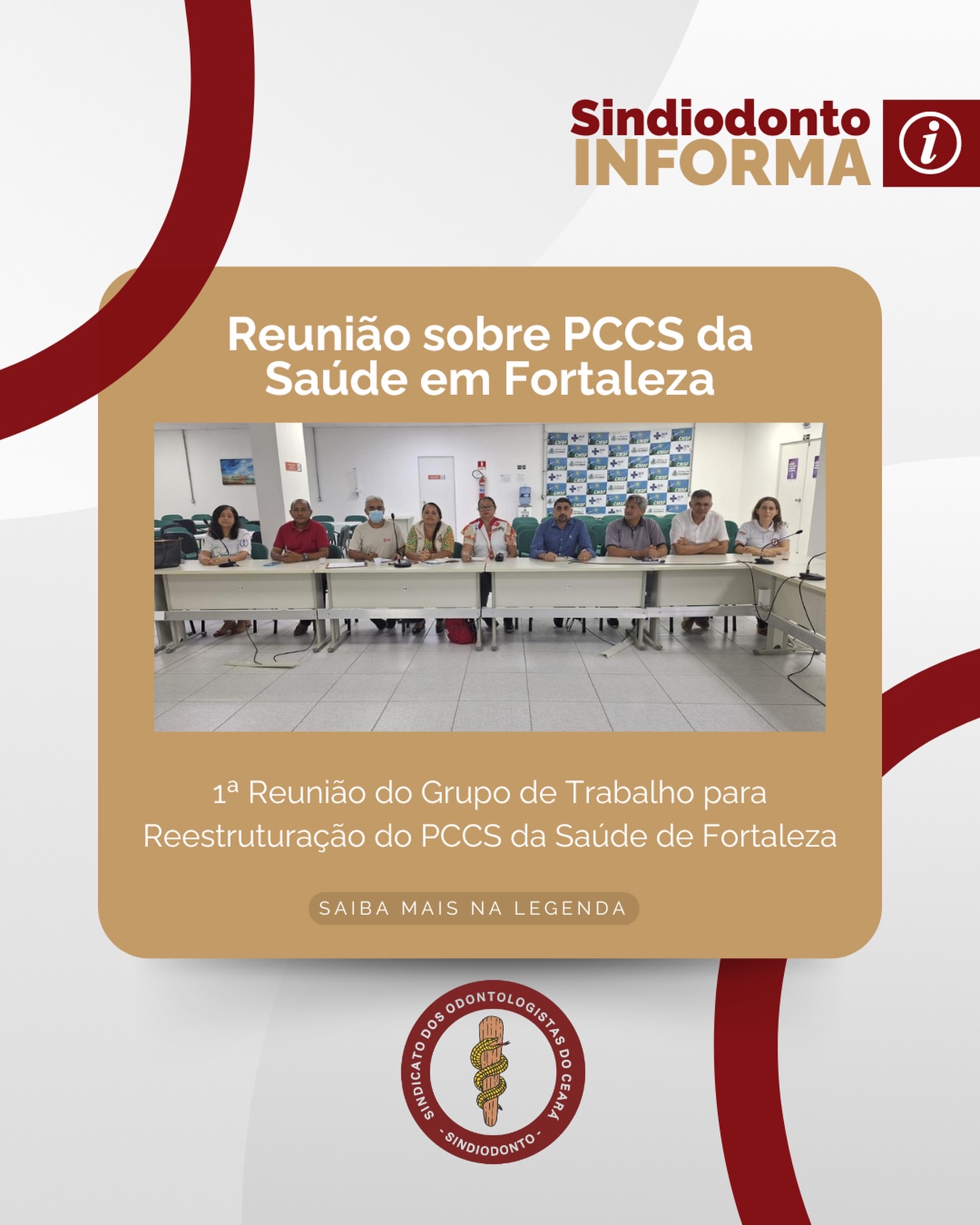 ❗️Os diretores Pedro Alves e Valquíria Camurça participaram, na ultima sexta-feira (27/03), da 1ª reunião do Grupo de Trabalho (GT) instituído com a finalidade de elaborar a proposta de reestruturação do Plano de Cargos, Carreiras e Salários (PCCS) da saúde de Fortaleza.

Além da representação do Sindiodonto, o encontro contou com a presença de membros da COJUR, da COGEP e de representantes da bancada sindical da saúde.

A reunião marca o início de um processo estratégico que visa à construção de um PCCS mais justo e à viabilização da implementação do piso salarial da categoria no âmbito do município.

Acompanhe os canais oficiais do Sindiodonto para atualizações sobre o andamento dos trabalhos.