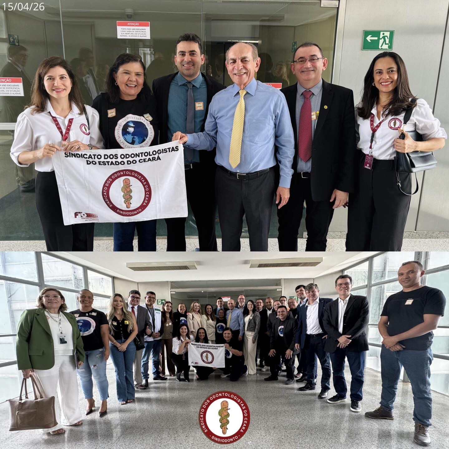 As diretoras Raquel Praxedes e Emmanuela Parente, participaram na manhã de hoje, 15/04/26, de uma importante reunião com o presidente da Comissão de Assuntos Sociais (CAS), o senador Marcelo Castro/PI. 

Na ocasião também estavam presentes os representantes do CRO/CE Felipe Amorim e Ilberte Gomes, da FMB(Federação Médica Brasileira) e do movimento Dentistas do SUS. 

O senador Marcelo declarou total compromisso para pautar com celeridade o PL 1365/22 que se encontra na CAS. Inclusive ratificou que já designou como relator o senador Fernando Dueire/PE. 

Aproveitamos para agradecer ao @marcelocastropi e @fernandodueire pelo apoio a causa dos cirurgiões-dentistas e médicos do Brasil!