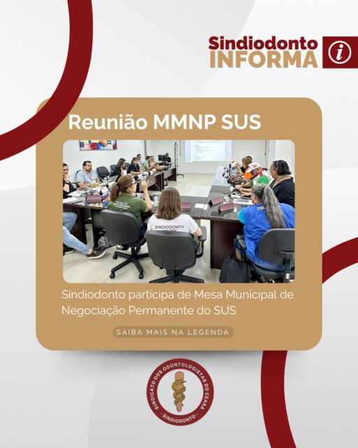 O Sindiodonto marcou presença na 3ª reunião do ano da Mesa Municipal de Negociação Permanente do SUS (MMNP-SUS), reforçando seu compromisso com a valorização da categoria e a defesa dos direitos dos cirurgiões-dentistas.

Entre as principais pautas discutidas:

🔹 Convocação de novos servidores (concurso da antiga Fagifor):
O concurso foi prorrogado por mais dois anos. Até o momento, apenas 15 dentistas foram convocados. Ao serem questionados sobre a chamada dos profissionais do cadastro de reserva, a gestão informou que, neste momento, irá priorizar a recomposição das equipes com profissionais auxiliares, para só depois avaliar a ampliação do número de dentistas.

🔹 Descumprimento das CCTs:
Outro ponto de grande preocupação é o não cumprimento das Convenções Coletivas de Trabalho. Ficou encaminhada a realização de uma reunião específica com os sindicatos para tratar da situação.

Seguimos atentos, atuantes e comprometidos na luta pelos direitos da categoria! ✊