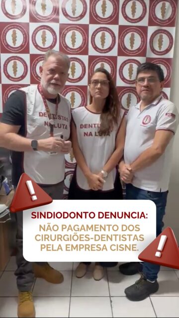 ❗️❗️ Sindiodonto denuncia empresa CISNE pelo não pagamentos aos cirurgiões-dentistas! Confira o vídeo! 

#denuncia #sindiodontoce #valorizaodonto
