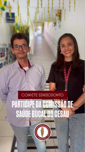 A diretora-geral do Sindiodonto Ceará, Dra. Raquel Praxedes, participou ao lado do delegado sindical Dr. Oldack Sucupira, também conselheiro do CESAU, do segundo dia da 527ª Reunião Ordinária Presencial do Pleno do Conselho Estadual de Saúde do Ceará, realizada no Meridional Convenções Center.

Entre as pautas discutidas estiveram a apresentação do novo site do conselho e das ações desenvolvidas pelo Centro de Referência em Saúde do Trabalhador e da Trabalhadora do Ceará (Cerest Ceará), além de outros temas de interesse do controle social e da saúde pública.

O Sindiodonto reforça o convite para que os entidades odontológicas  participem da Comissão de Saúde Bucal - CISB do Conselho, um importante instrumento de luta para garantir atendimento de qualidade e condições de trabalho adequadas! 

JUNTOS SOMOS MAIS FORTES!