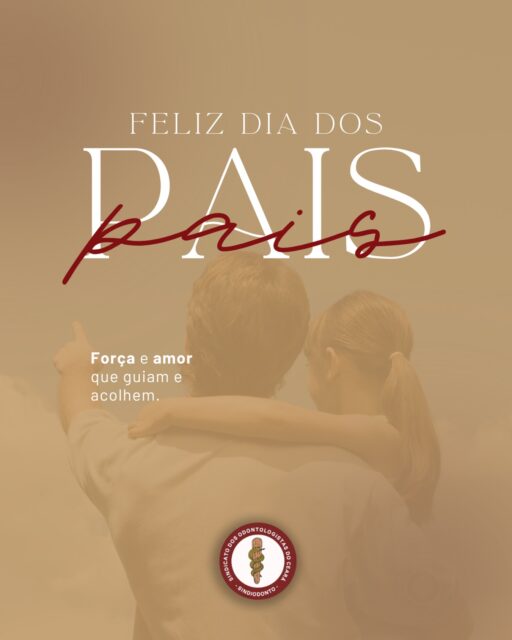 Ser pai é compartilhar caminhos, transmitir valores e oferecer força e acolhimento em cada etapa da vida. ❤️

Neste Dia dos Pais, o Sindiodonto Ceará presta sua homenagem a todos os pais, em especial aos cirurgiões-dentistas que conciliam os desafios da profissão com uma das mais importantes missões da vida: cuidar de quem se ama.

Feliz Dia dos Pais!