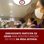 Sindiodonto participa de ideias para reestruturação do PCCS na Mesa Setorial