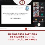Sindiodonto participa de reunião contra privatização da saúde